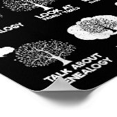 Things I Do In My Spare Time Funny Genealogy Poster (Hoek)
