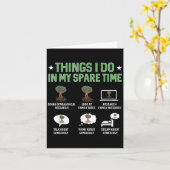 Things I Do In My Spare Time Genealogy Ancestry Ge Kaart (Gele Bloem)