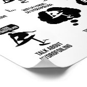 Things I Do In My Spare Time - Hydrofoiling  Poster (Hoek)