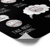 Things I Do In My Spare Time Shirt Funny Baseball  Poster (Hoek)