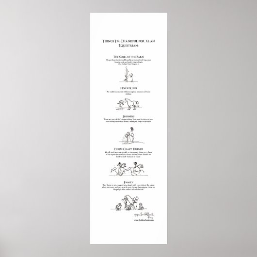 Things I'm Thankful for as an Equestrian Poster (Devant)
