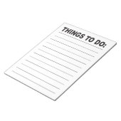 Things to Do List Large Print Low Vision Notitieblok (Schuin)