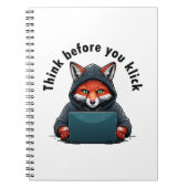 Think before you click - Cyber Security Notitieboek (Voorkant)