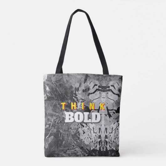 THINK BOLD Abstract Tote Draagtas (Achterkant)