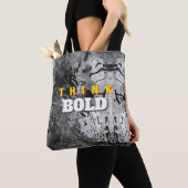 THINK BOLD Abstract Tote Draagtas (Dichtbij)