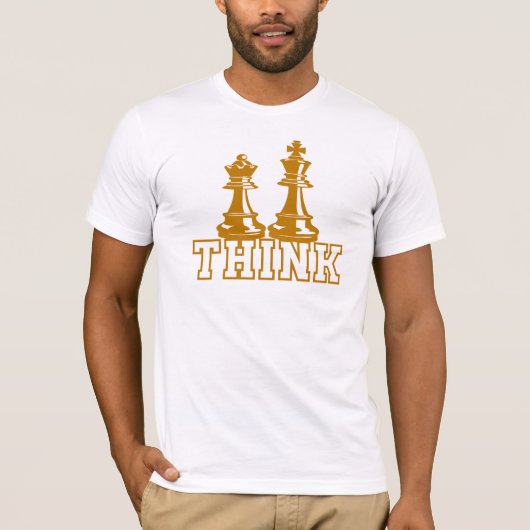 Think Chess, Chess Game T-shirt (Voorkant)