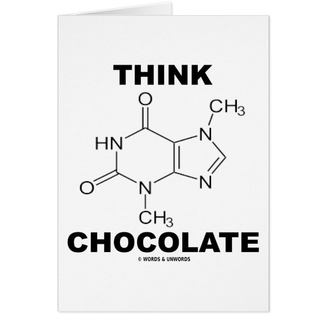 Think Chocolate (Theobromine-molecuulchemie) (Voorkant)