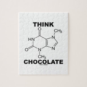 Think Chocolate (Theobromine-molecuulchemie) Legpuzzel