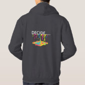 Think • Feel • Decide – Abstract Brain & Heart Hoodie (Achterkant)