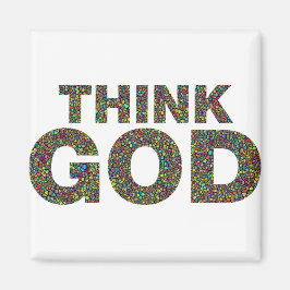 Think God Cadeau's idee van een cadeau Magneet