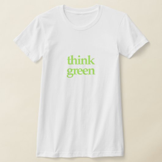 Think Green apparel T-Shirt (Poser)