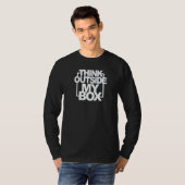 Think Outside My Box Abortion Rights Pro Choice My T-shirt (Voorkant volledig)