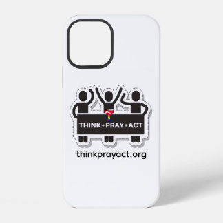 Think+Pray+Act iPhone 12 hoesje