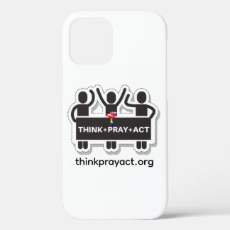 Think+Pray+Act iPhone 12 hoesje