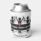 Think+Pray+Act Kan Koeler (Blikje Voorkant)