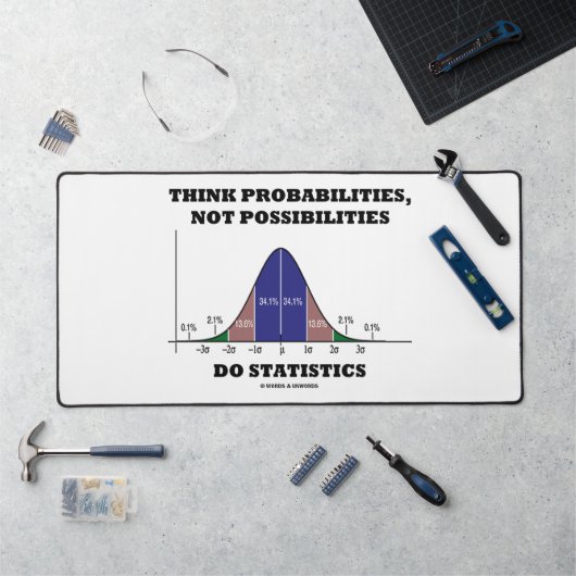 Think Probabilities Not Possibilities Statistics (Poste de travail)