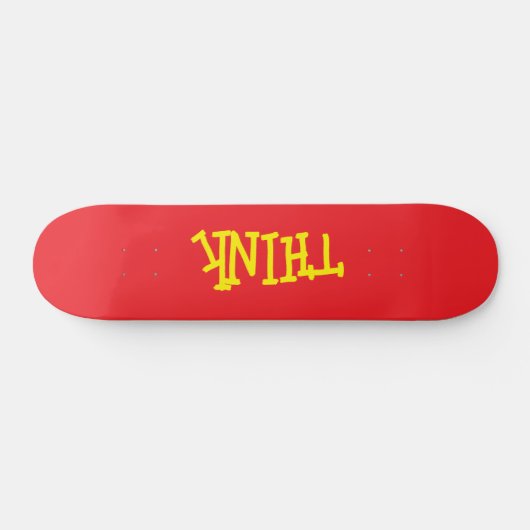 Think Skateboarding deck Skateboard (Horizontaal)