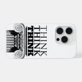 Think Think Think 12-staps iPhone 15 Pro hoesje (Achterkant horizontaal)