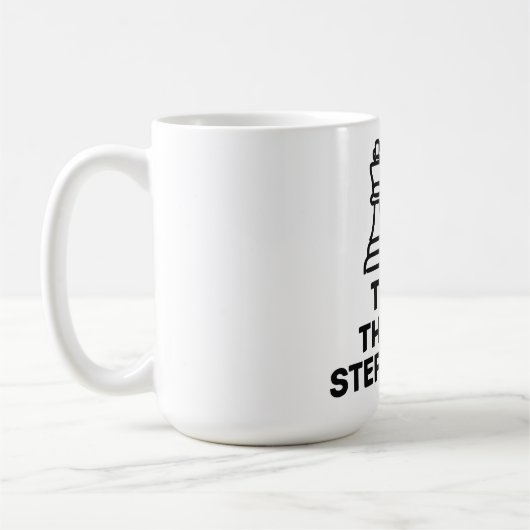 Think Three Steps Ahead Chess Player Mug (Gauche)