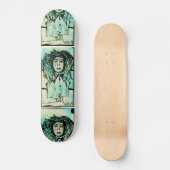 THINKER DREAD GREEN GRAFF SKATEBOARD (Voorkant)