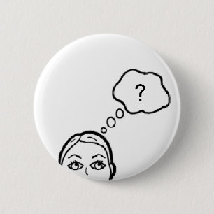 Thinker Pin Ronde Button 5,7 Cm
