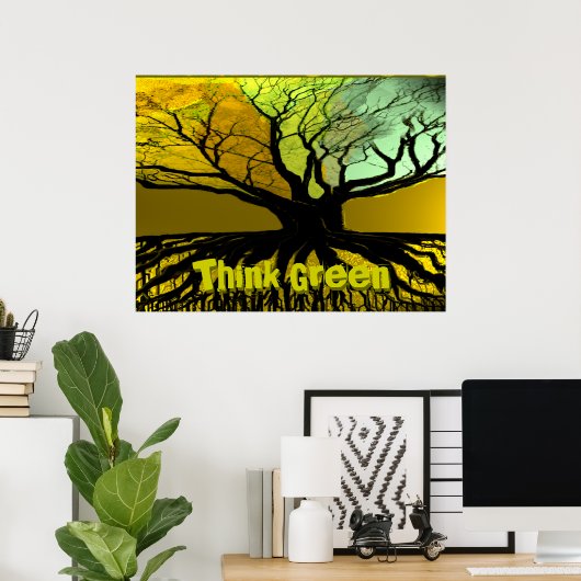 ThinkGreen4, Think Green, Think Green Poster (Thuiskantoor)