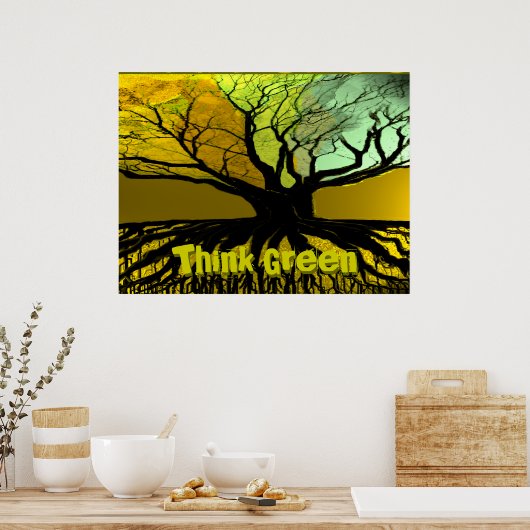 ThinkGreen4, Think Green, Think Green Poster (Keuken)