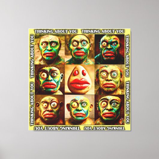 Thinking About You | LIKE YOU Collection Canvas Afdruk (Voorkant)
