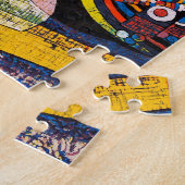 Thinking Hao Ping oriental vibrant women schilder Legpuzzel (Zijkant)