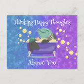 Thinking Happy Thoughts About You – Soaking Fish Briefkaart (Voorkant)