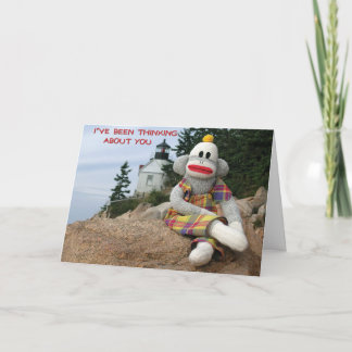 Thinking Monkey Friendship Kaart