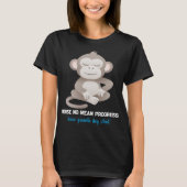 Thinking Monkey – Funny Truths of Life T-Shirt (Devant)