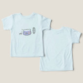 Thinking of Freedom Cute Fish Doodle Art (Ontwerp Voorkant & Achterkant)