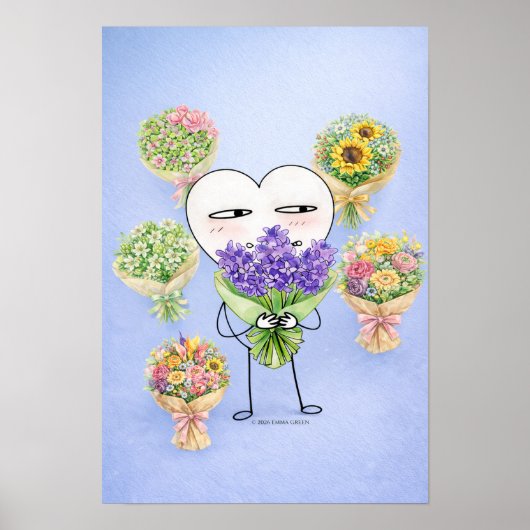 Thinking of You – Awkward Heart Poster (Devant)