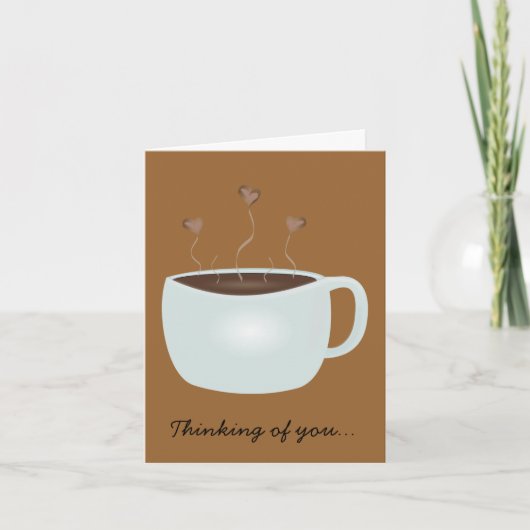 Thinking of you Card - Café du Love Kaart (Voorkant)