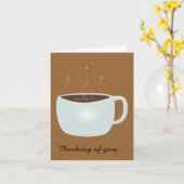 Thinking of you Card - Café du Love Kaart (Gele Bloem)