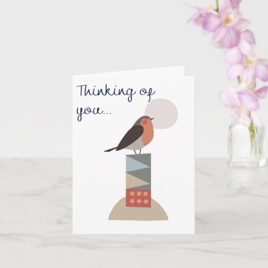 Thinking of you greeting card kaart (Orchidee)