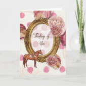Thinking of You Horse Kaart (Voorkant)