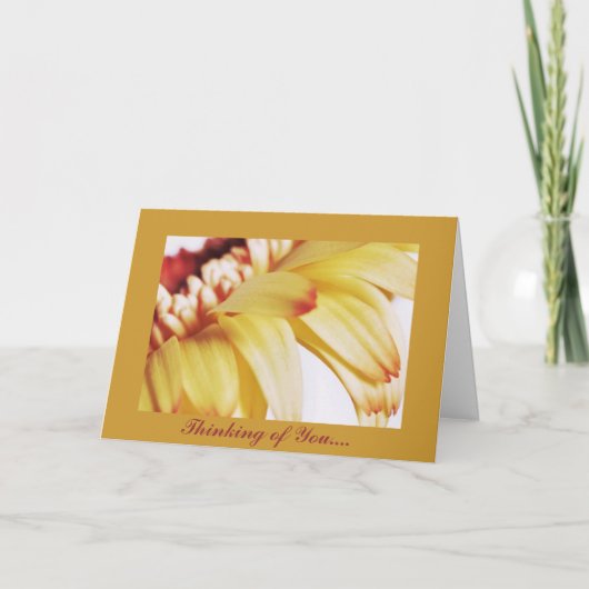 Thinking of You... Kaart (Voorkant)