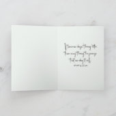 Thinking of You Monarch Butterfly On a Pencil Kaart (Binnen)