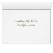 Thinking of You Snow Covered Pink Tulip (Intérieur Horizontal (Bas))