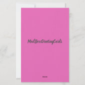 Thinking Of You Stationery Briefpapier (Achterkant)