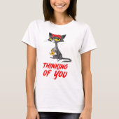 Thinking Of You Voodoo Doll Cat T-shirt (Voorkant)
