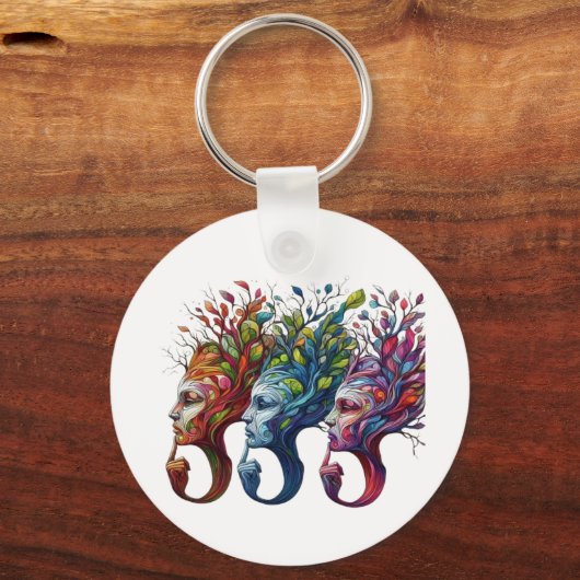 Thinking Trees Sleutelhanger (Voorkant)