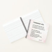 Thinning Veil - Awakening Poem Poster Notitieboek (Binnen)