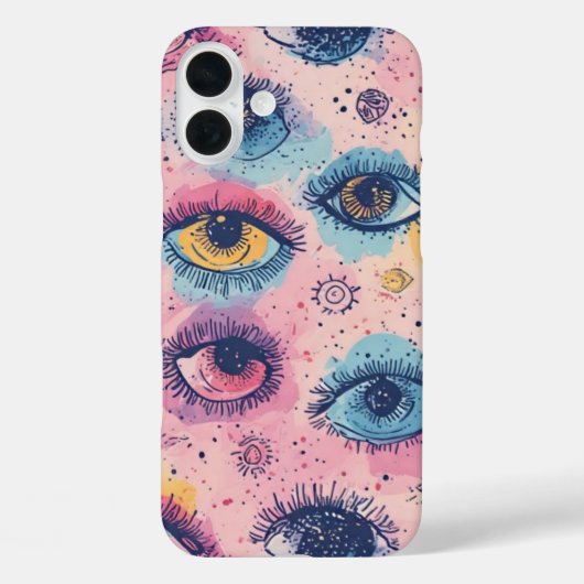 Third Eye Bloom - IPhone 16 Coque (Verso)