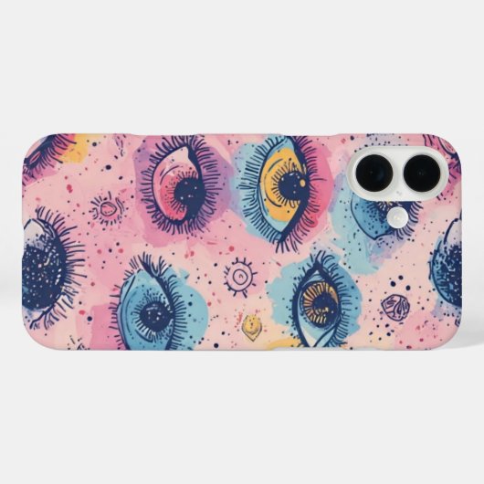 Third Eye Bloom - IPhone 16 Coque (Verso (horizontal))