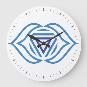 Third Eye Chakra Energy Wall Clock Grote Klok