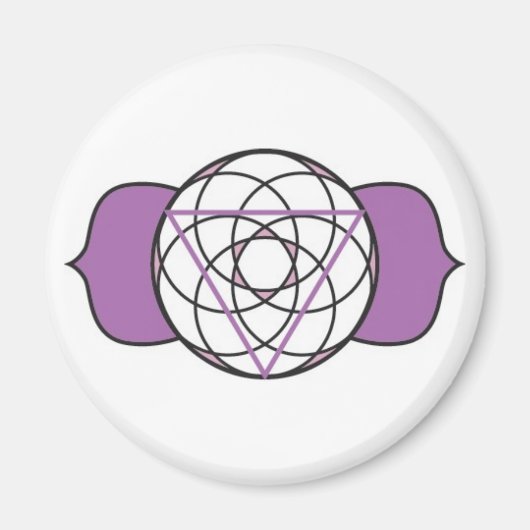 Third Eye Chakra Magnet Magneet (Voorkant)