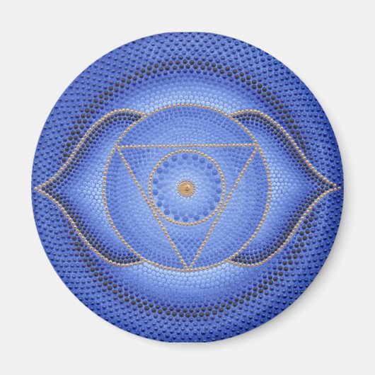Third Eye Chakra Magnet Magneet (Voorkant)